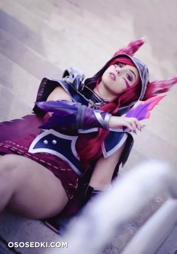 Serinide Nudes - serinsfw Pussy & Tits Photos in Xayah Onlyfans Cosplay - 11