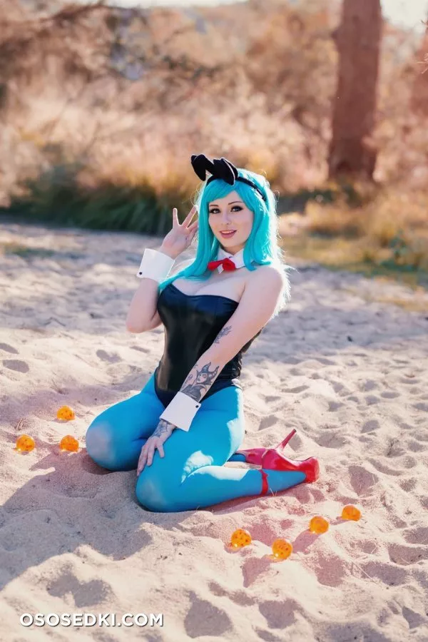 Kayla Erin - Bulma bunny erotic patreon cosplay set - 12