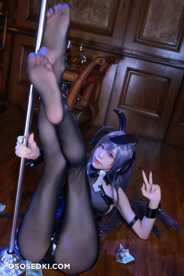 Aqua 水淼 | Azur Lane | New Jersey Playboy Bunny - 41