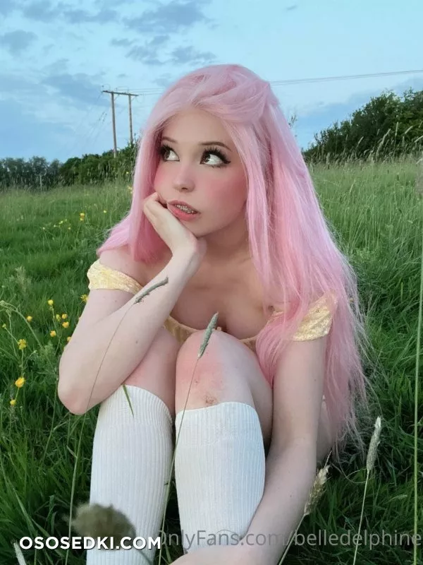 Belle Delphine Running in the field - 47