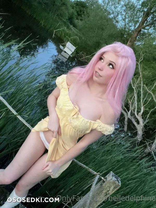 Belle Delphine Running in the field - 76