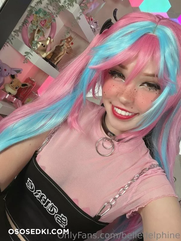 Belle Delphine Pink-Blue Hair - 7