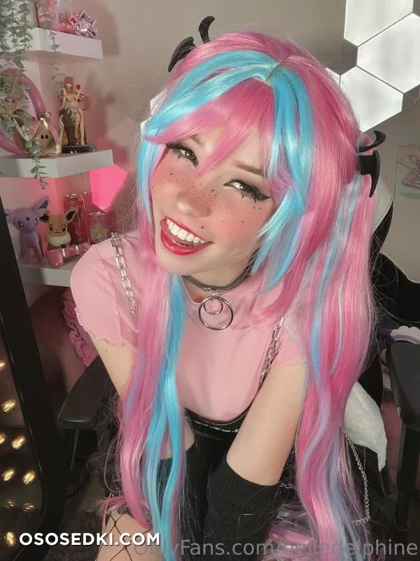 Belle Delphine Pink-Blue Hair - 8