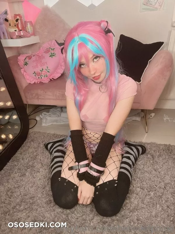 Belle Delphine Pink-Blue Hair - 117