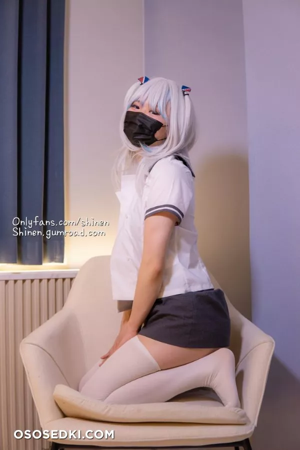 [Haru] Gawr Gura School Girl {2022-05-20 - 22P} - 13