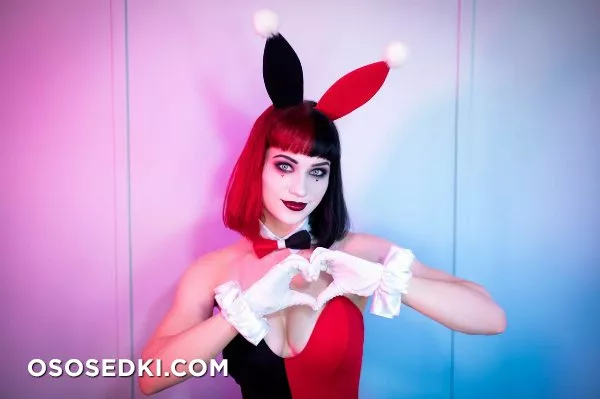 Nichameleon - Playboy Bunny Harley patreon cosplay set - 29