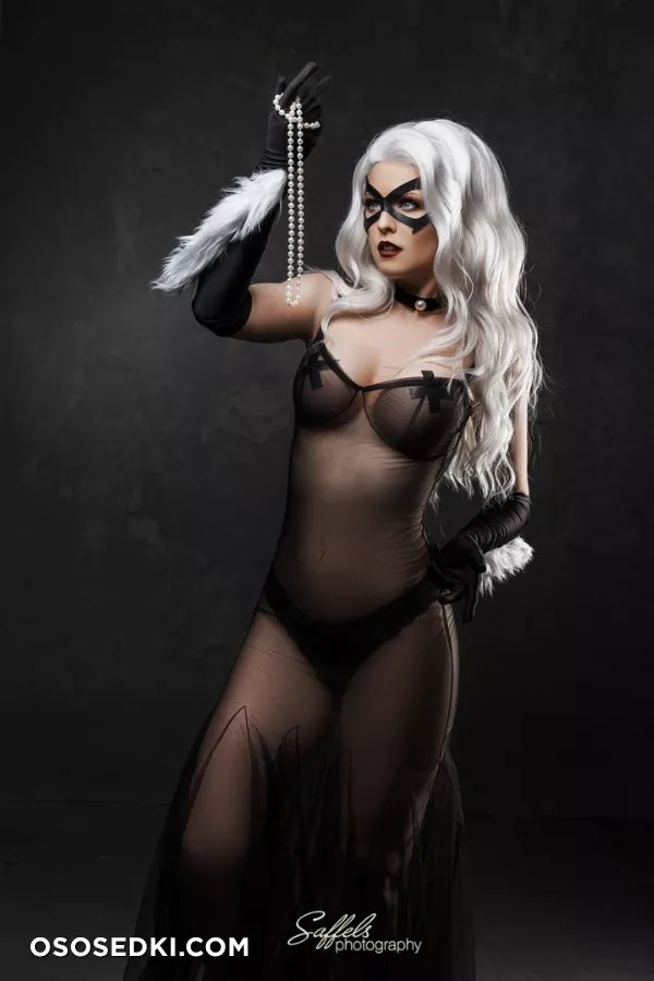 Maid of Might - Black Cat erotic patreon cosplay set - 5