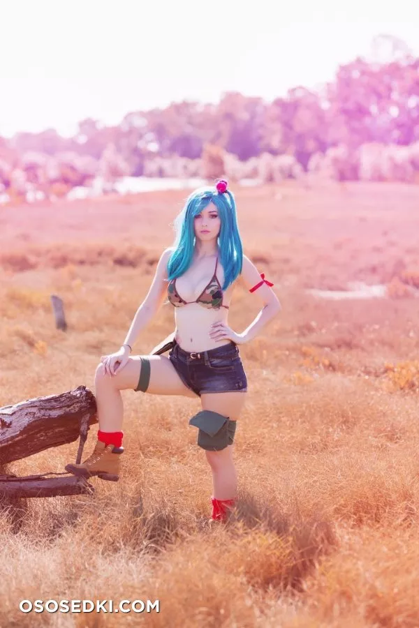 Amy Thunderbolt - Bulma lingerie  erotic patreon cosplay set - 7