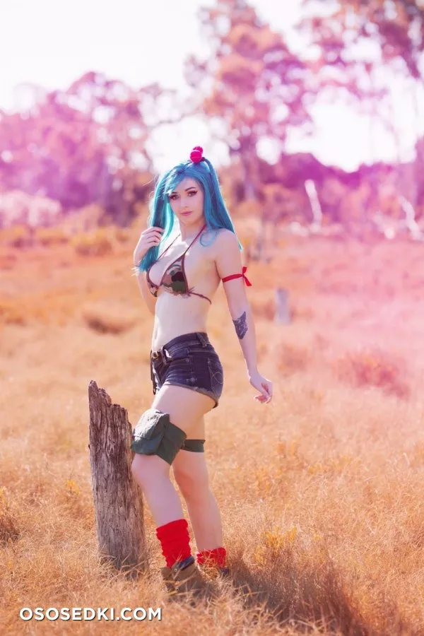 Amy Thunderbolt - Bulma lingerie  erotic patreon cosplay set - 12
