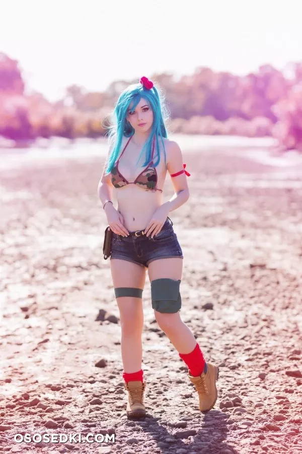 Amy Thunderbolt - Bulma lingerie  erotic patreon cosplay set - 13
