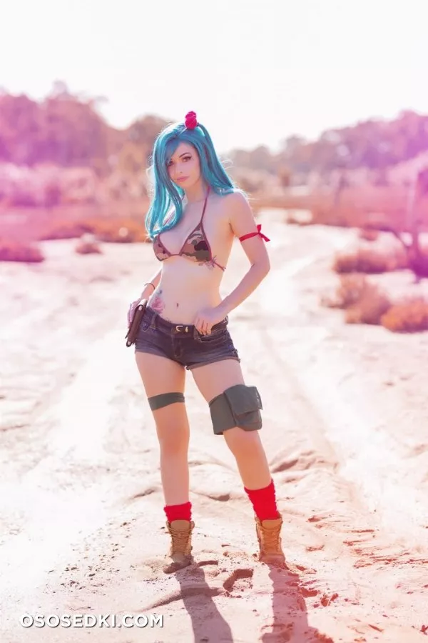 Amy Thunderbolt - Bulma lingerie  erotic patreon cosplay set - 14