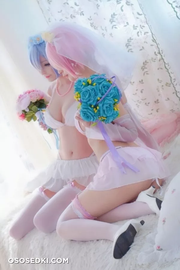 Azami & Hidori Rose - Ram and Rem (Re:Zero) patreon cosplay set - 38
