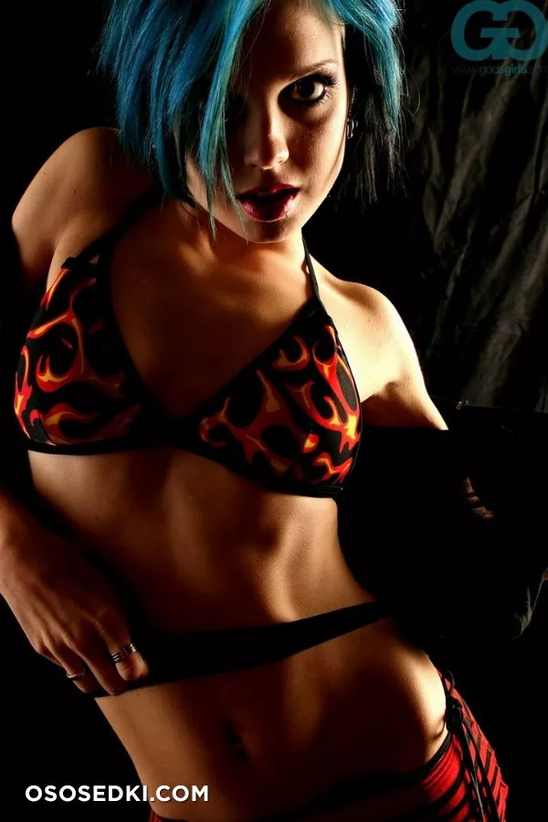 SaraOnTheInternet. Striped Stockings. Guitar - 41