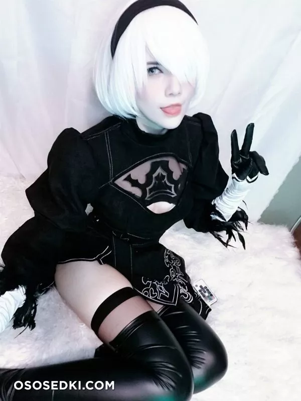 Meggii cosplay - 2B (Nier Automata) patreon erotic cosplay set - 20