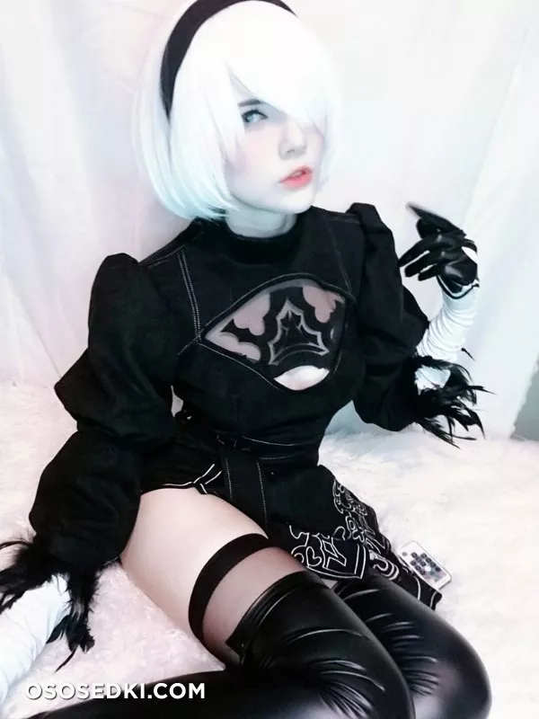 Meggii cosplay - 2B (Nier Automata) patreon erotic cosplay set - 35