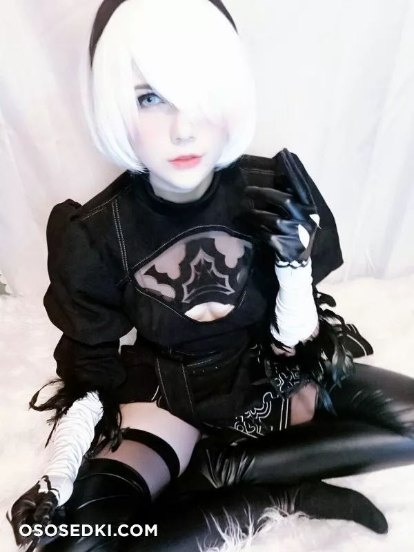 Meggii cosplay - 2B (Nier Automata) patreon erotic cosplay set - 44