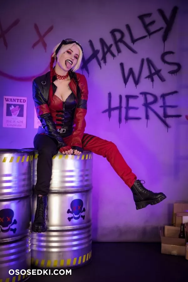 Nichameleon - Harley Quinn patreon cosplay set - 21