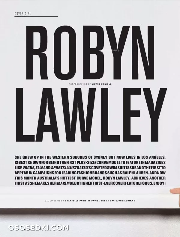Робин Лоули голая, фото Robyn Lawley - 37