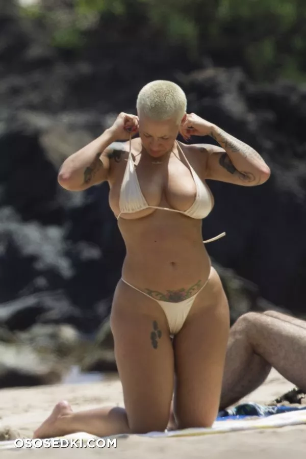 Эмбер Роуз голая - Amber Rose - фото папарацци - 42