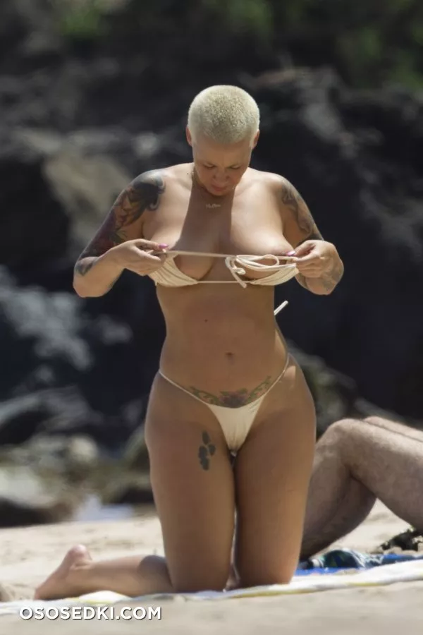 Эмбер Роуз голая - Amber Rose - фото папарацци - 46