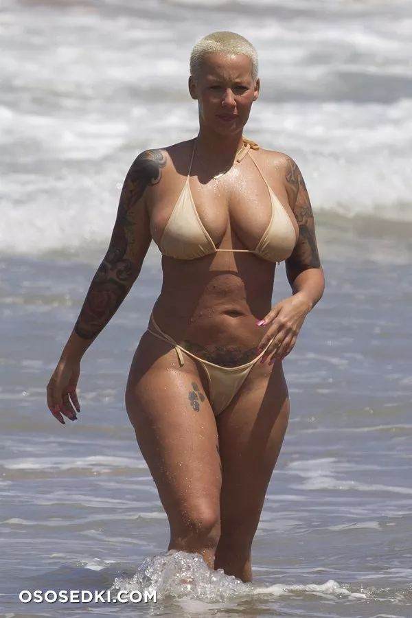 Эмбер Роуз голая - Amber Rose - фото папарацци - 59