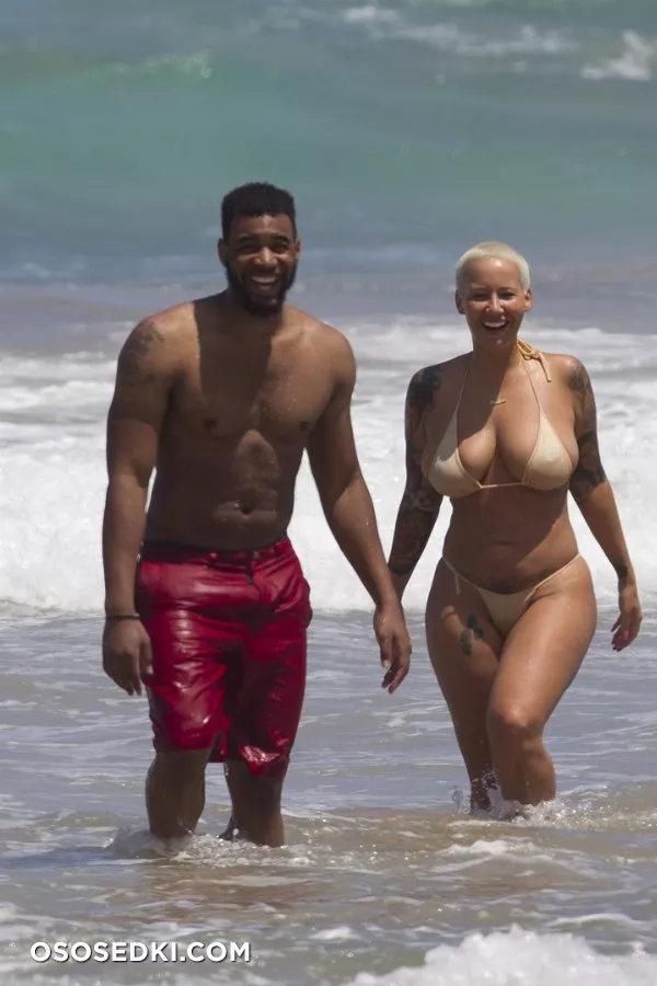 Эмбер Роуз голая - Amber Rose - фото папарацци - 60