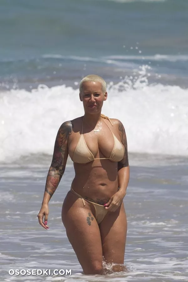 Эмбер Роуз голая - Amber Rose - фото папарацци - 61