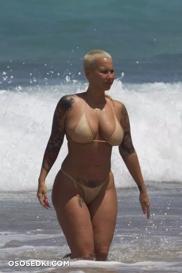Эмбер Роуз голая - Amber Rose - фото папарацци - 66