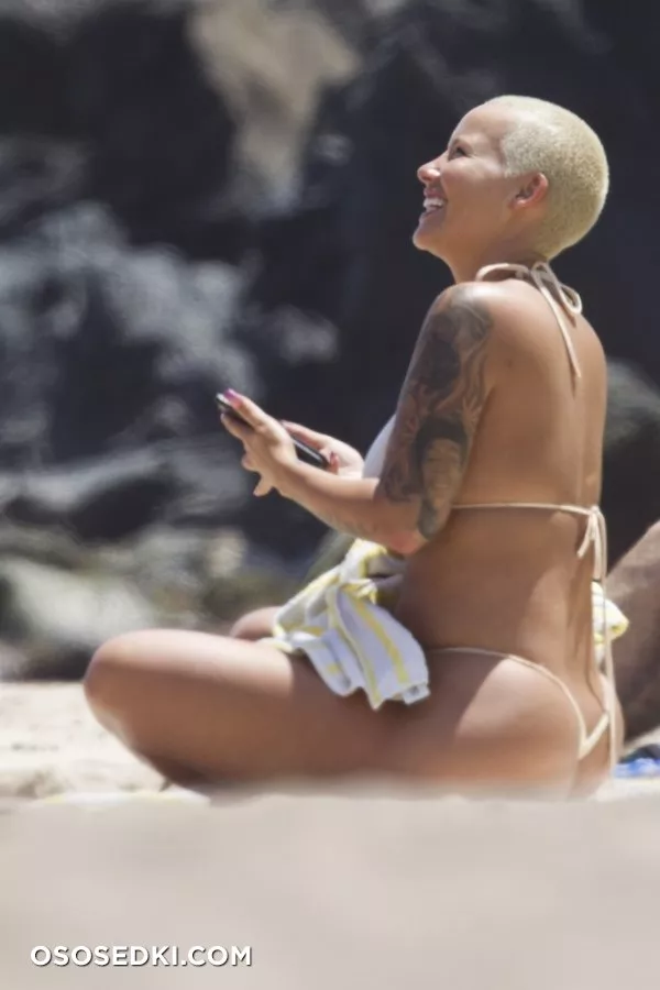Эмбер Роуз голая - Amber Rose - фото папарацци - 84