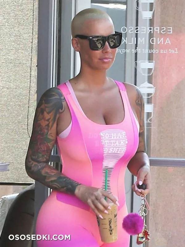 Эмбер Роуз голая - Amber Rose - фото папарацци - 112