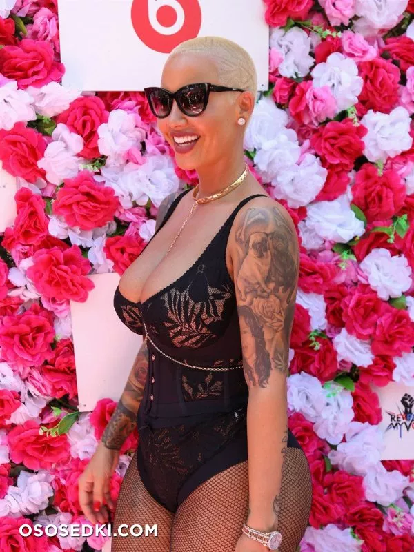Эмбер Роуз голая - Amber Rose - фото папарацци - 157