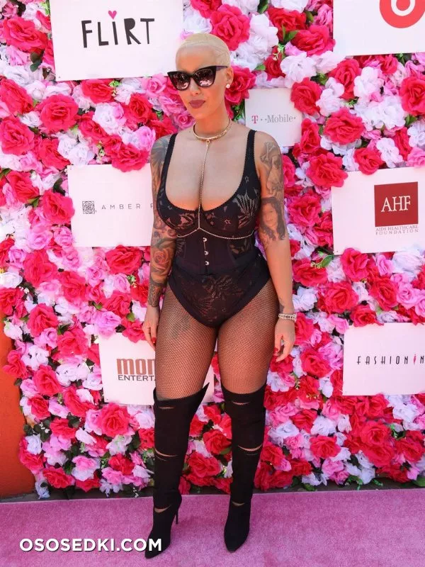 Эмбер Роуз голая - Amber Rose - фото папарацци - 162