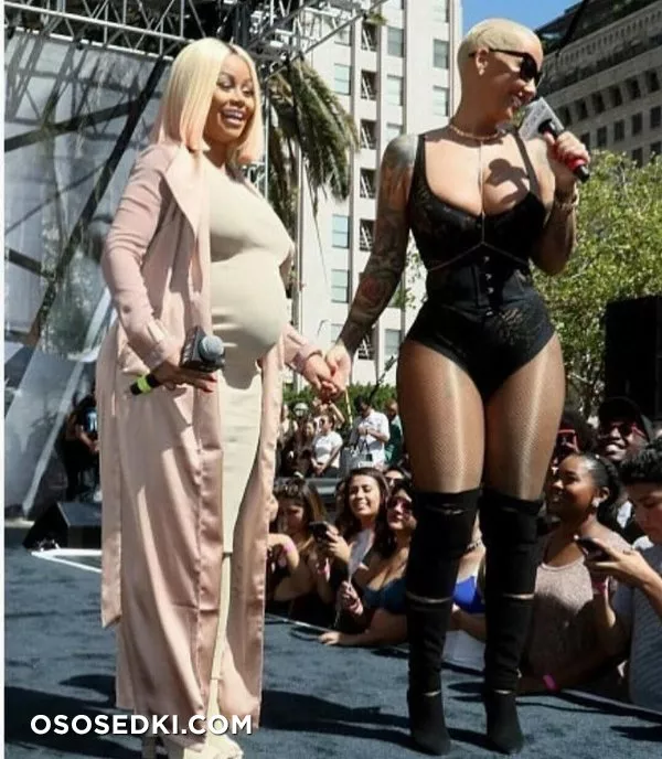 Эмбер Роуз голая - Amber Rose - фото папарацци - 174