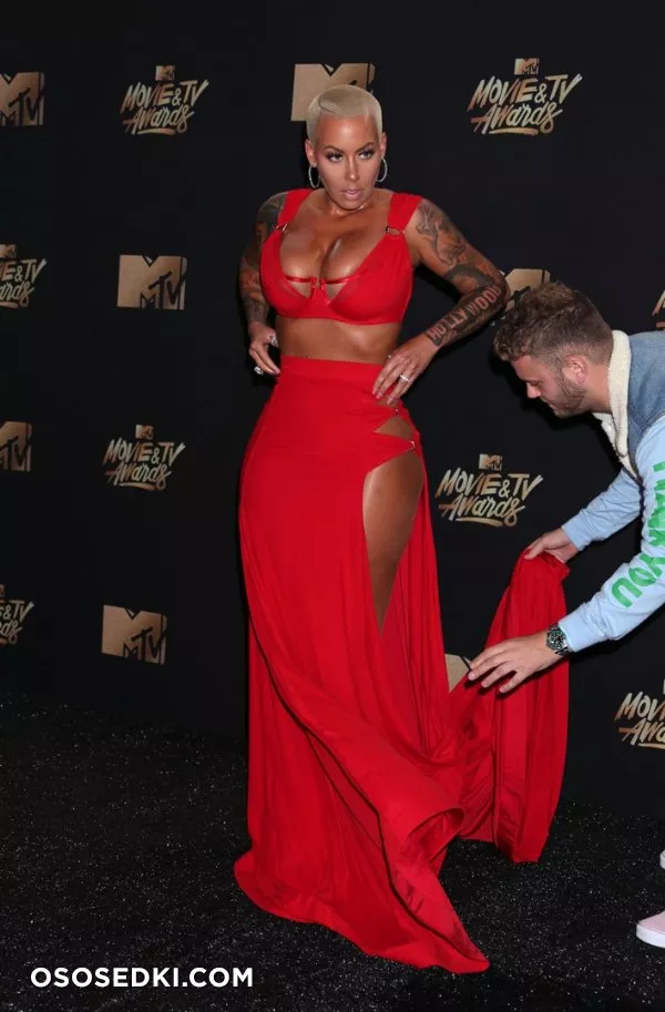 Эмбер Роуз голая - Amber Rose - фото папарацци - 231
