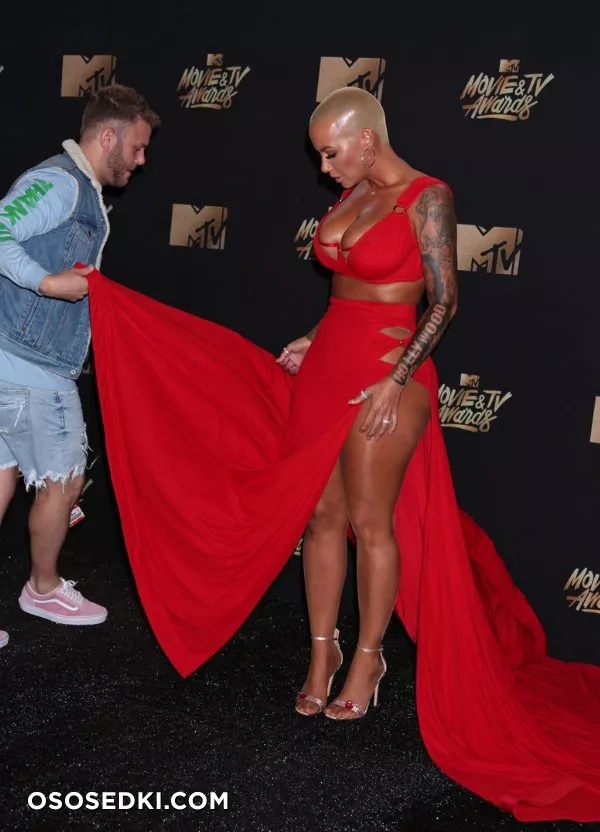 Эмбер Роуз голая - Amber Rose - фото папарацци - 232