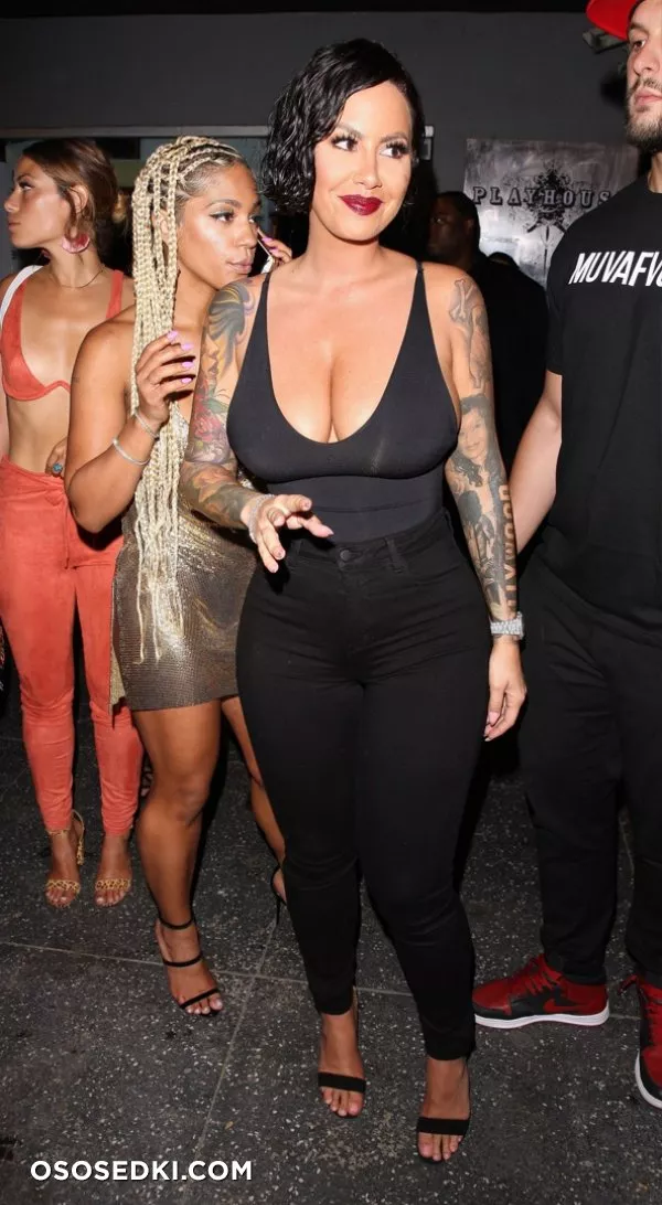 Эмбер Роуз голая - Amber Rose - фото папарацци - 249