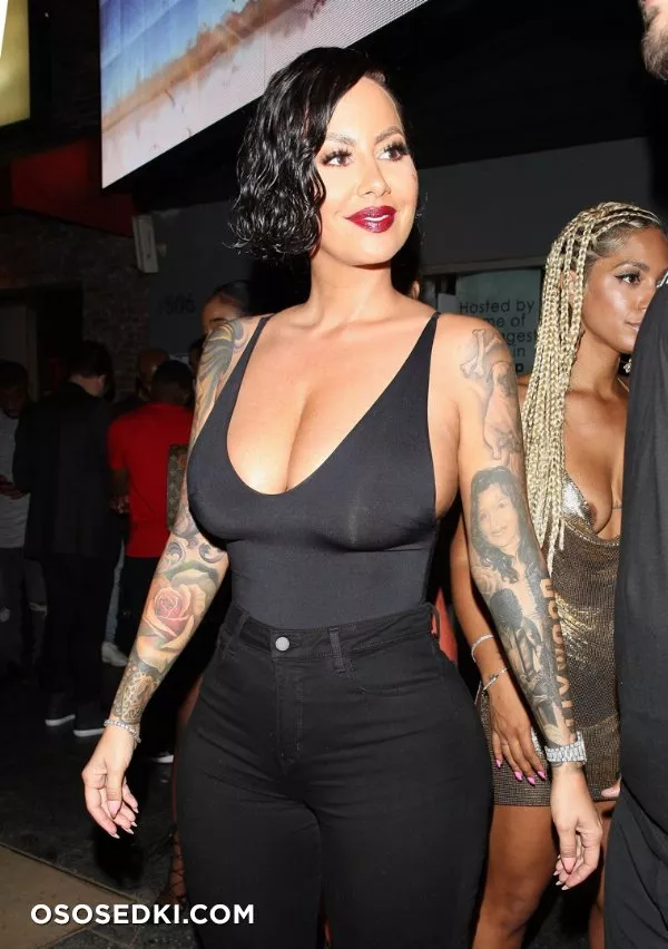 Эмбер Роуз голая - Amber Rose - фото папарацци - 253