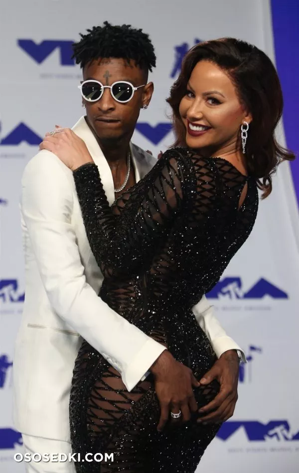 Эмбер Роуз голая - Amber Rose - фото папарацци - 258