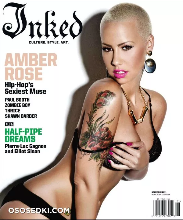 Эмбер Роуз голая - Amber Rose - фото папарацци - 276