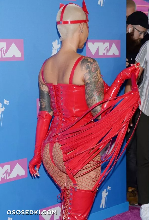 Эмбер Роуз голая - Amber Rose - фото папарацци - 292