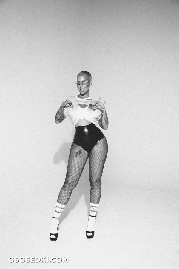 Эмбер Роуз голая - Amber Rose - фото папарацци - 311