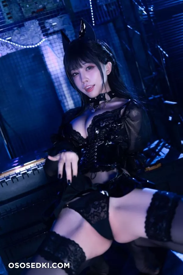 水淼aqua 《貓咪女郎黑色貓貓》 - 11