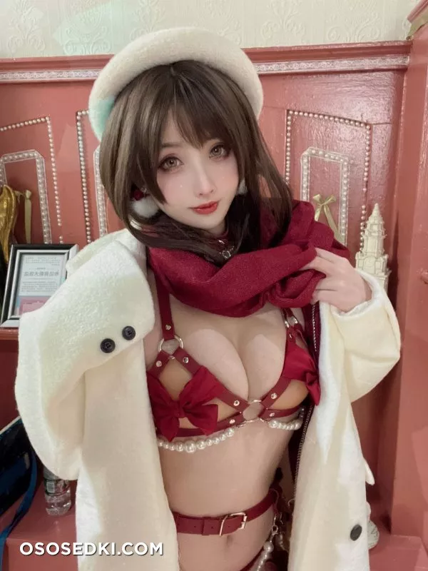 rioko涼涼子(肉扣熱熱子) - 聖誕麋鹿套裝 - 32