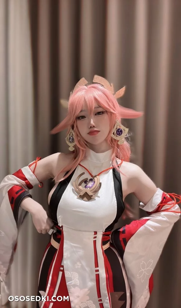 Imeva - Yae Miko nude. Onlyfans, Patreon leaked 5 nude photos and videos