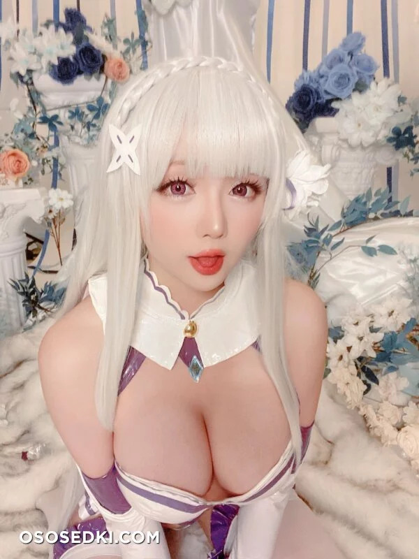 Hoshilily星之迟迟 - Emilia (Re:Zero) nude. Onlyfans, Patreon leaked 97 nude photos and videos