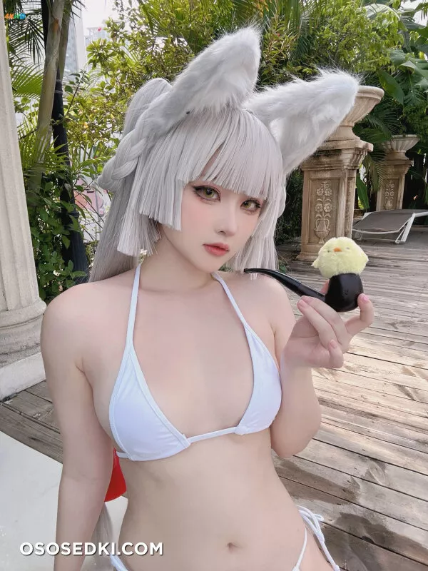 屿鱼 – 兽耳白毛狐狸 nude. Onlyfans, Patreon leaked 19 nude photos and videos