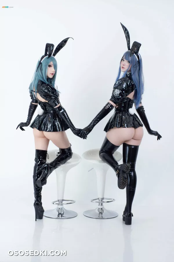 Candy_Ball – Latex Bunny Twins nude. Onlyfans, Patreon leaked 57 nude photos and videos