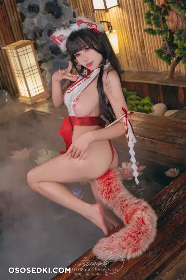 咬一口兔娘ovo (Yaokoututu) cosplay Reimu Hakurei - Touhou Project nude. Onlyfans, Patreon leaked 72 nude photos and videos
