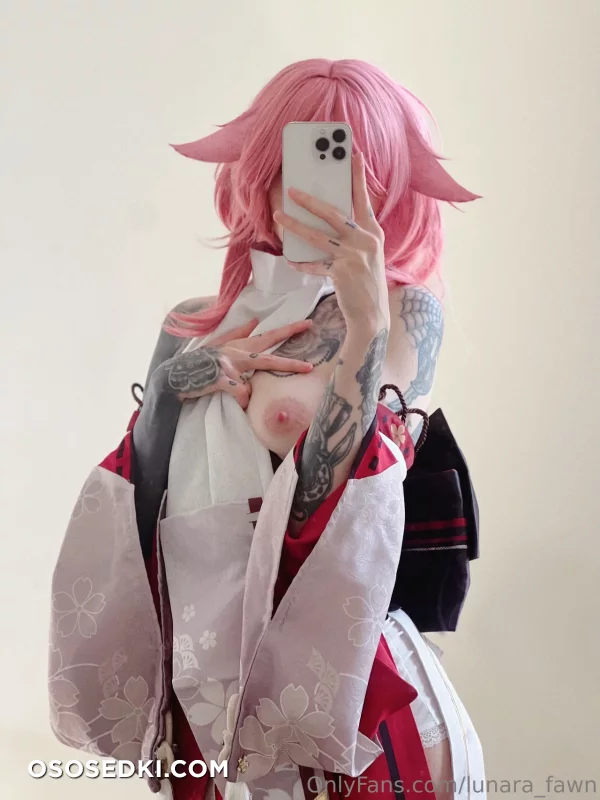 Lunara Fawn - Yae Miko - Genshin Impact nude. Onlyfans, Patreon leaked 9 nude photos and videos