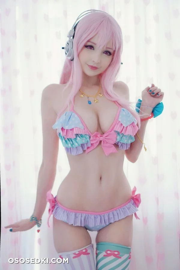 Super Sonico macaron cosplay by Hidori Rose nude. Onlyfans, Patreon leaked 14 nude photos and videos